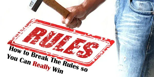 cover image for how to break the rules so you can really win