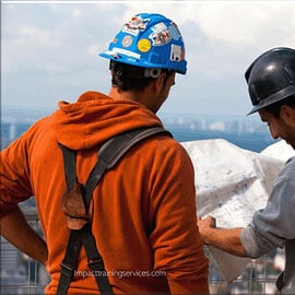 image of 2 men discussing business flexibility