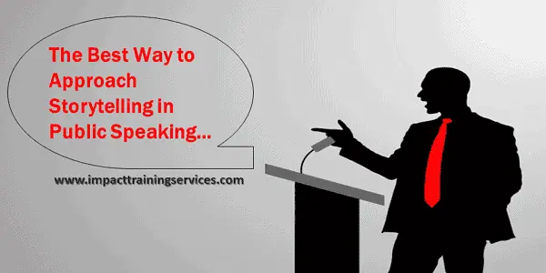 cover image for best way to approach story telling in public speaking