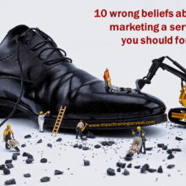 cover image for 10 wrong beliefs about marketing a service you should forget