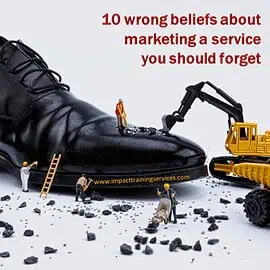 cover image for 10 wrong beliefs about marketing a service you should forget