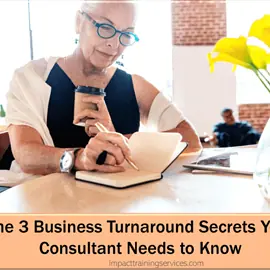 cover image for business turnaround secrets your consultant needs to know