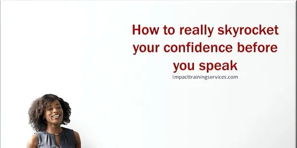cover image for skyrocket confidence before you speak