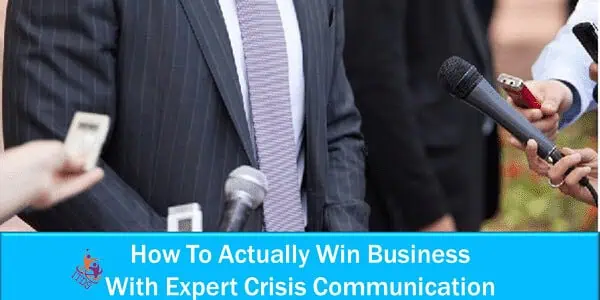 cover image for how to win business with crisis communication