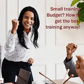 cover image for small training budget