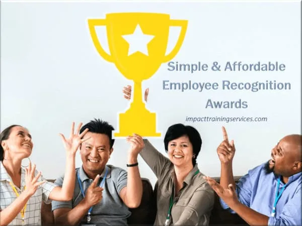 image of employees celebrating employee recognition