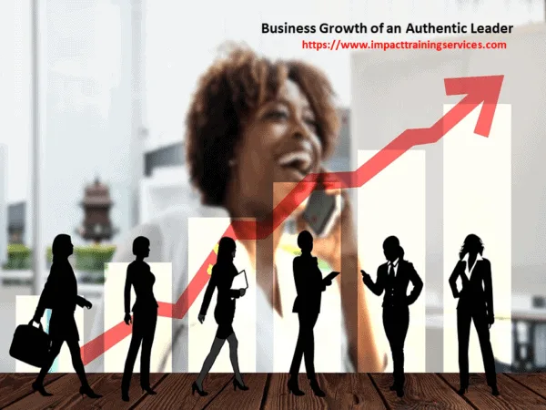 Image of a happy authentic leader