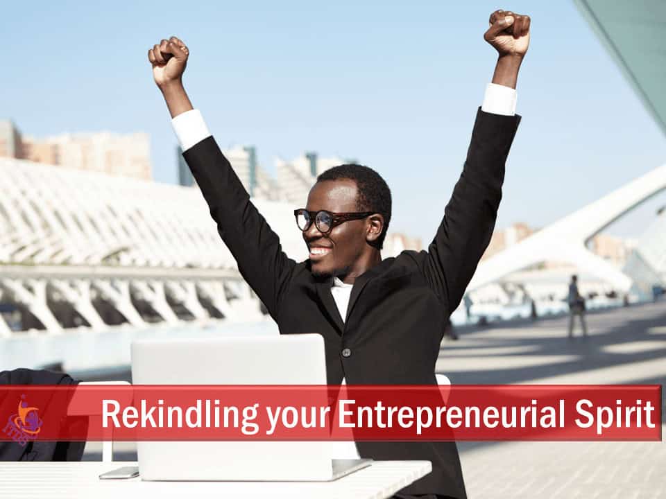 young black businessman rekindling his entrepreneurial spirit