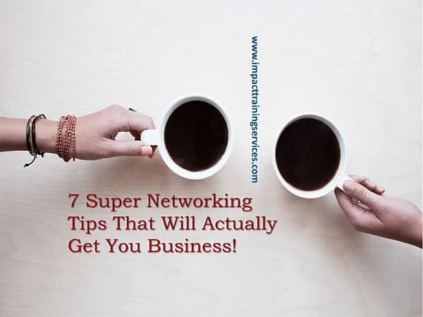cover image for post on networking tips