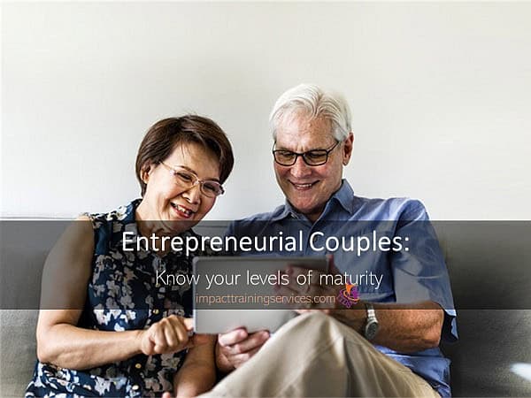 image representing the maturity of entrepreneurial couples