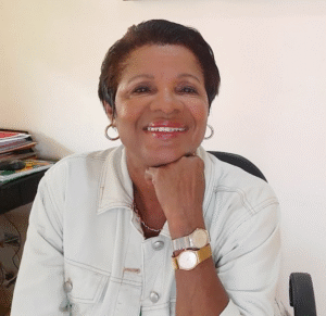 image of a happy, smiling Lorna barrow