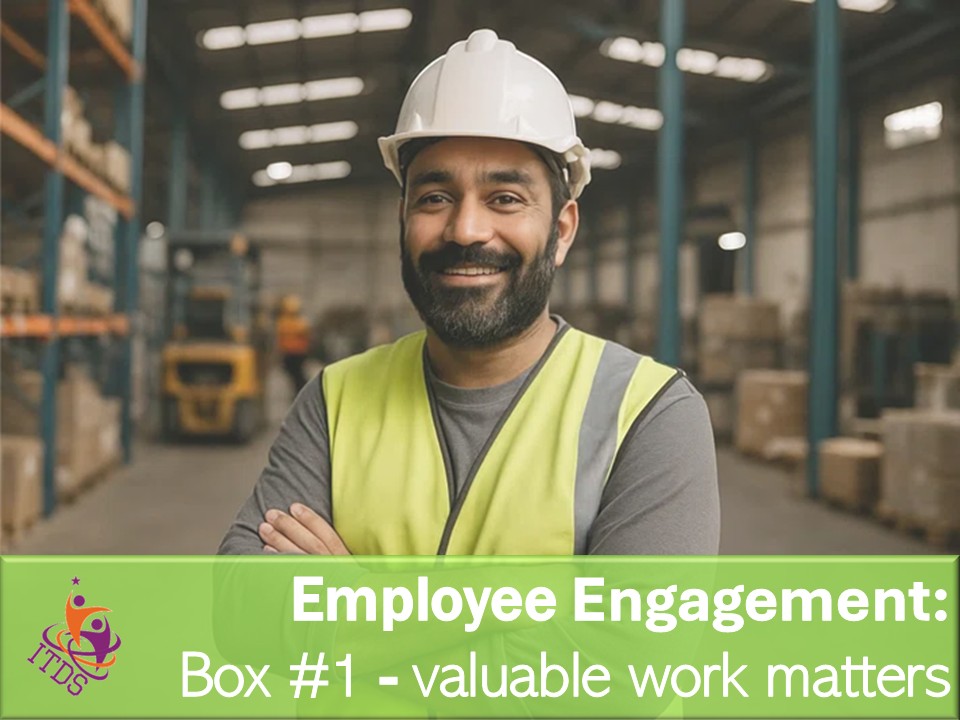Image of man who is an engaged employee who has valuable work
