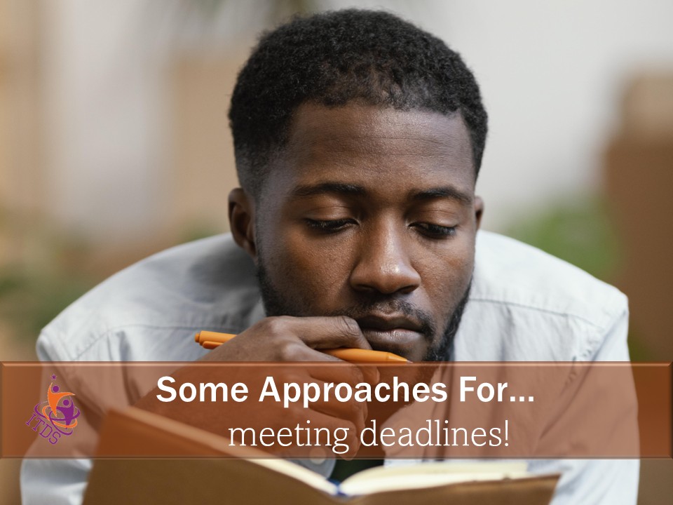 man in deep concentration about approaches for meeting deadlines.