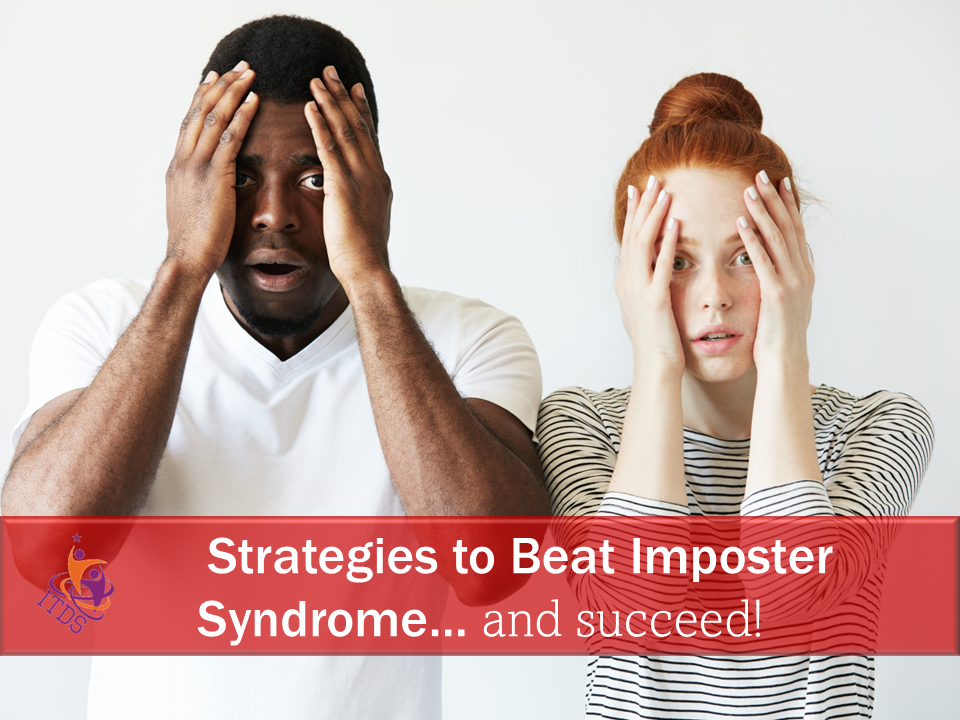 Black man and white woman who have discovered how to beat imposter syndrome